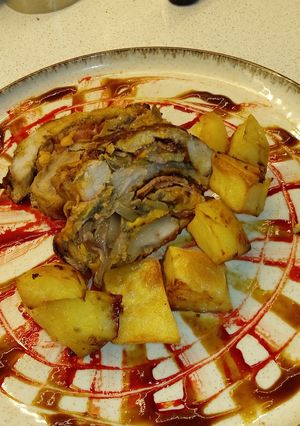 Una foto de Carre de cerdo relleno