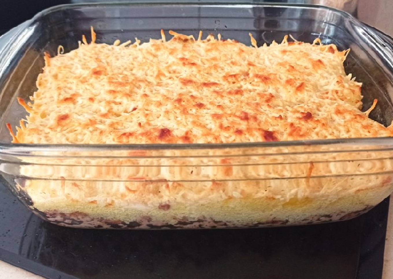 Pastel de patata y carne picada