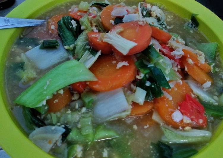 Tumis Sayur Telur Simple