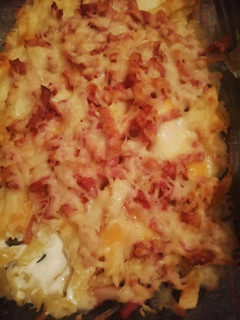 Una foto de Papas gratinadas