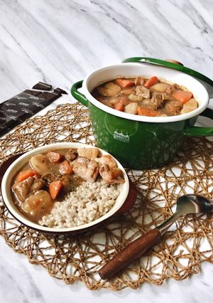 日式雞肉咖喱 的食譜成品照片