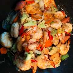 A picture of Capcay seafood simple.