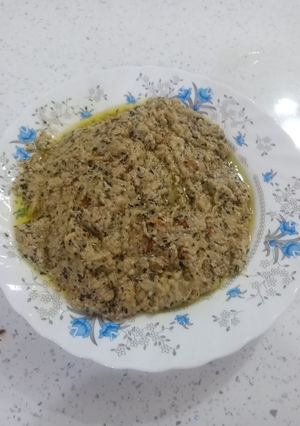 عکسی از دستور کشک بادمجان