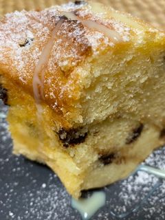 Una foto de Bundt cake de mascarpone
