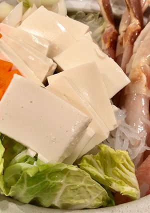 Hình của món Lẩu cua tuyết.