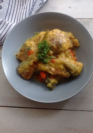 Foto resep Ikan Bandeng Bumbu Kuning