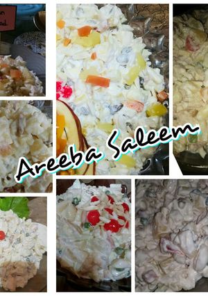 A picture of Russian salad.