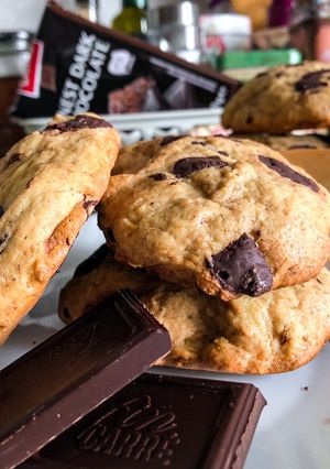 Banános csokis keksz🍪 recept fotója