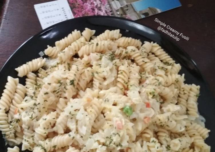  Resep  Simple  Creamy Fusili Pasta  oleh fadhilatulip Cookpad