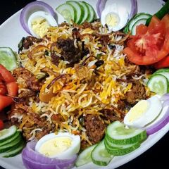 A picture of Shahi Mutton Kofta Dum Pulao.