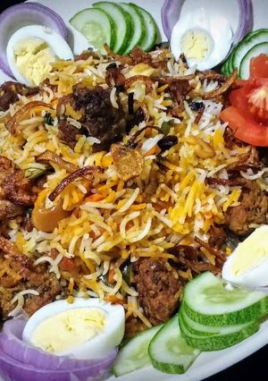 A picture of Shahi Mutton Kofta Dum Pulao.