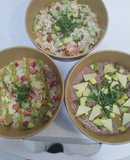 Crudo con queso