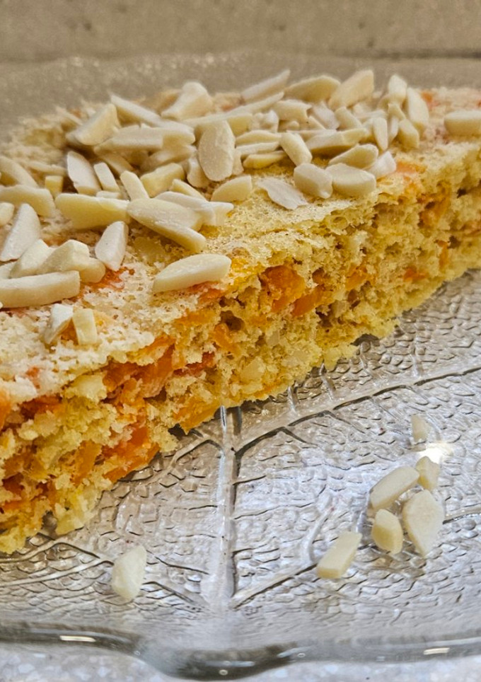 Una foto de Tarta de zanahoria sin harina ni azúcar