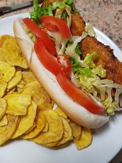 Una foto de Bocadillo de tofu especiado