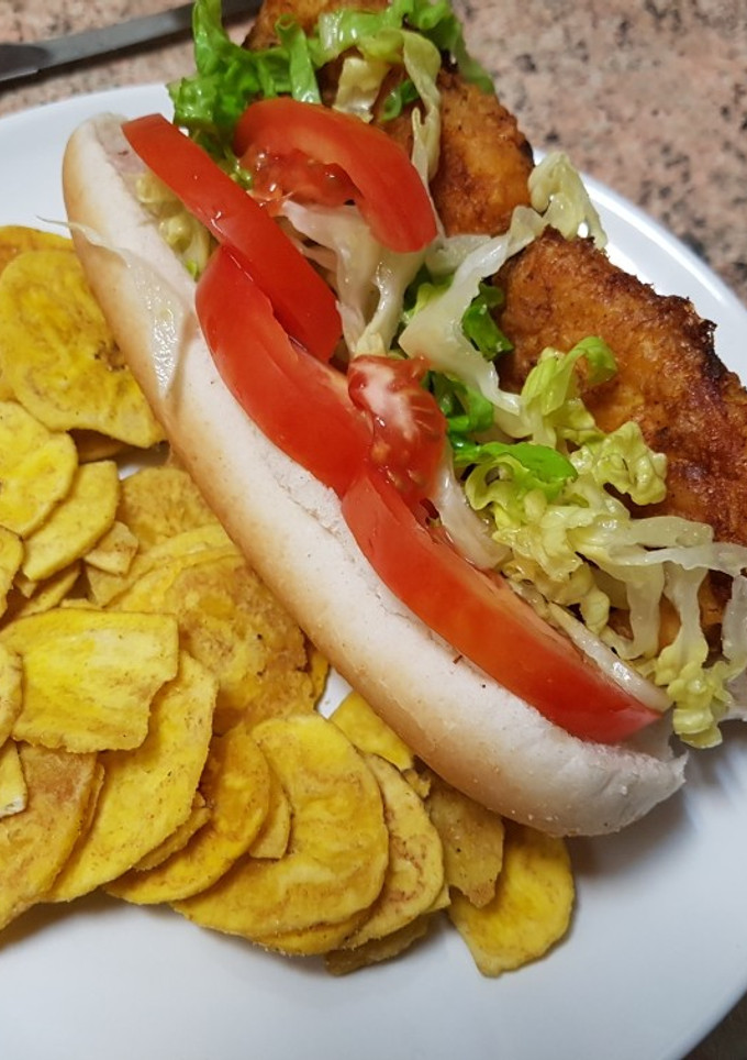 Una foto de Bocadillo de tofu especiado
