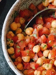 Foto de Salada de Grão de Bico