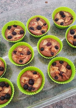 Una foto de Cupcakes de banano light