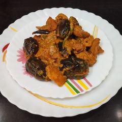 A picture of Eggplant Masala Curry.