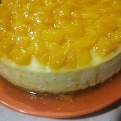 Una foto de New York cheesecake
