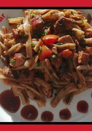 A picture of Dragon Pasta.