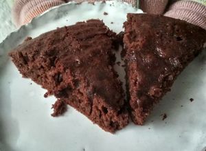 Una foto de Torta de choco súper fácil sin huevo