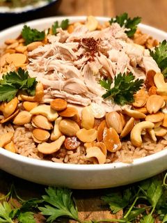 صورة لوصفة تطبيقة رزّ مع دجاج