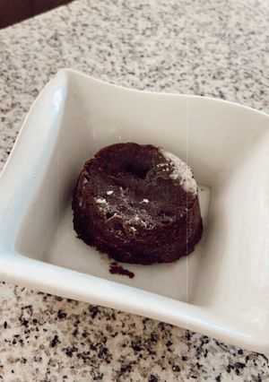 Una foto de Volcán de chocolate