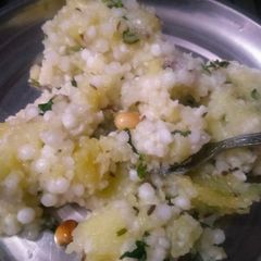 Sabudana khichdi A picture of Sabudana khichdi.