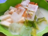 Sop buah Alpokat keruk ala kadar