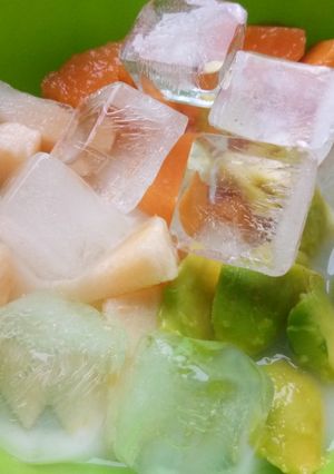 Foto resep Sop buah Alpokat keruk ala kadar