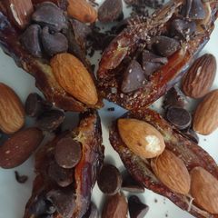 A picture of Nut & Chocolate Date "Boats".