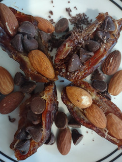 A picture of Nut & Chocolate Date "Boats".