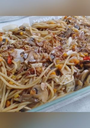 Foto resep Spaghetti Goreng Pedas