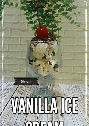 Foto resep Vanilla ice cream