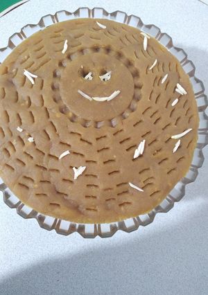 عکسی از دستور حلوا زعفران