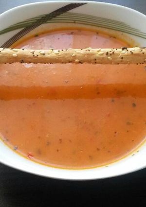 Mediterrán paradicsomleves recept fotója