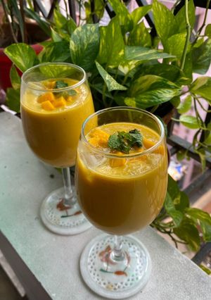 A picture of Mango Delight Milk Shake.