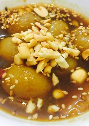 Hình của món Bánh tết Thống dền Hà Giang.