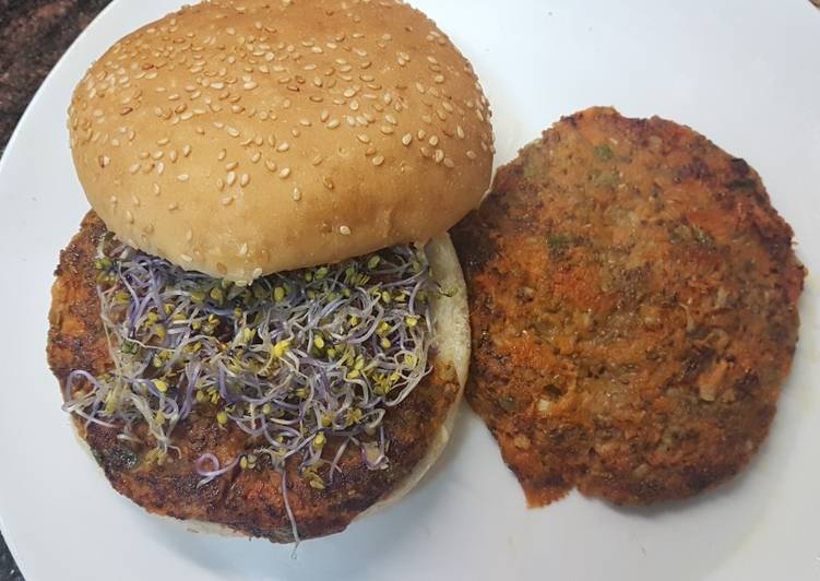 Hamburguesas veganas de calabaza🌱