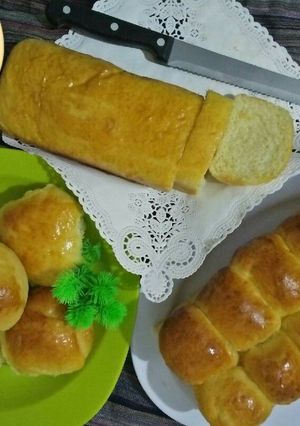 Foto resep Roti Tawar+Roti Sobek Coklat