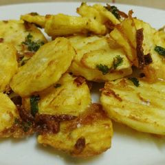 Lemon Potatoes wedges A picture of Lemon Potatoes wedges.