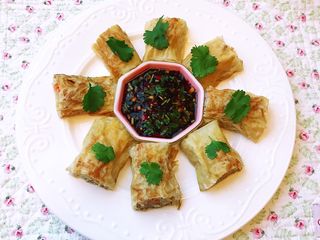 豆魚/腐皮銀芽卷（低醣/蔬食）