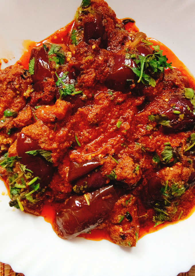 எண்ணெய் கத்தரிக்காய் மசாலா! செய்முறை முக்கிய புகைப்படம்