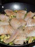 Wok de abadejo