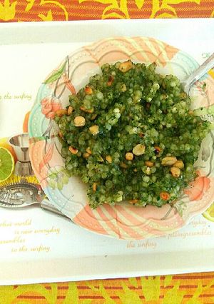 हरियाली साबूदाना खिचड़ी (Hariyali sabudana khichdi recipe in hindi) रेसिपी मुख्य फोटो