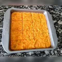 Carrot burfi A picture of Carrot burfi.