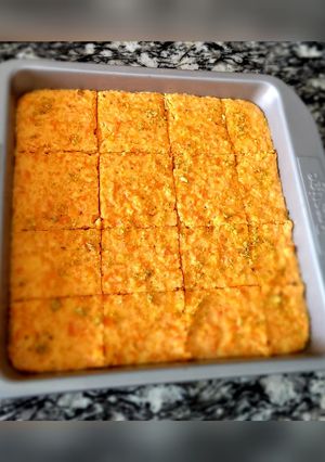 A picture of Carrot burfi.
