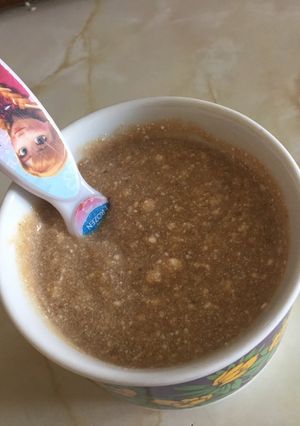 Szilvás-banános túrókrém, babáknak recept fotója