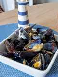 Moules à la Fourme d'Ambert #Cookeo #Recettesdevacances #Septembre #Coquillages