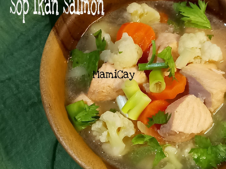  Resep memasak Sop Ikan Salmon Sayuran yang nagih banget